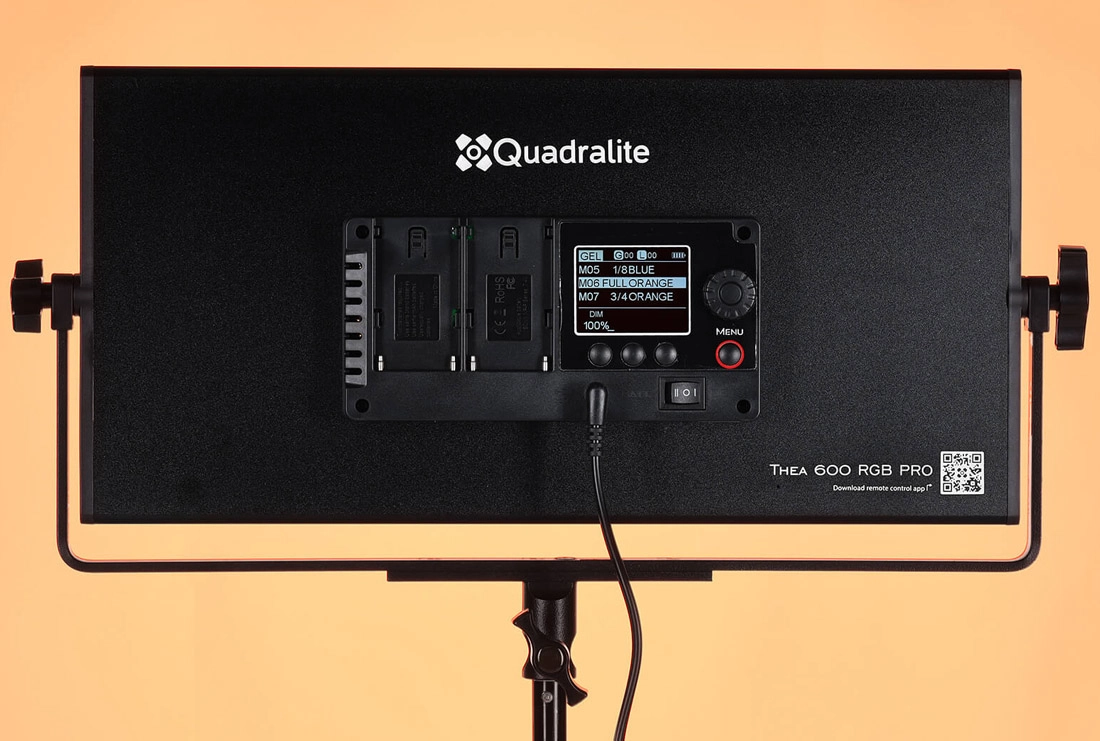 Quadralite Panel LED Thea 600 RGB PRO